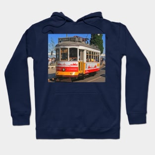 Lisbon Tram, Portugal, May 2022 Hoodie